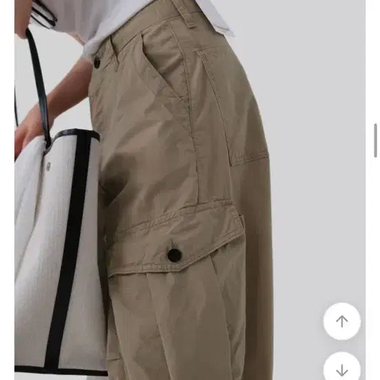 [BUNJANG] BlackUp Aftermonday Sandhouse Cargo Pants / 어텀 썸머캠퍼카고팬츠 와이드팬츠 블랙업 에프터먼데이 모래하우스