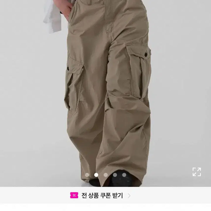 [BUNJANG] BlackUp Aftermonday Sandhouse Cargo Pants / 어텀 썸머캠퍼카고팬츠 와이드팬츠 블랙업 에프터먼데이 모래하우스