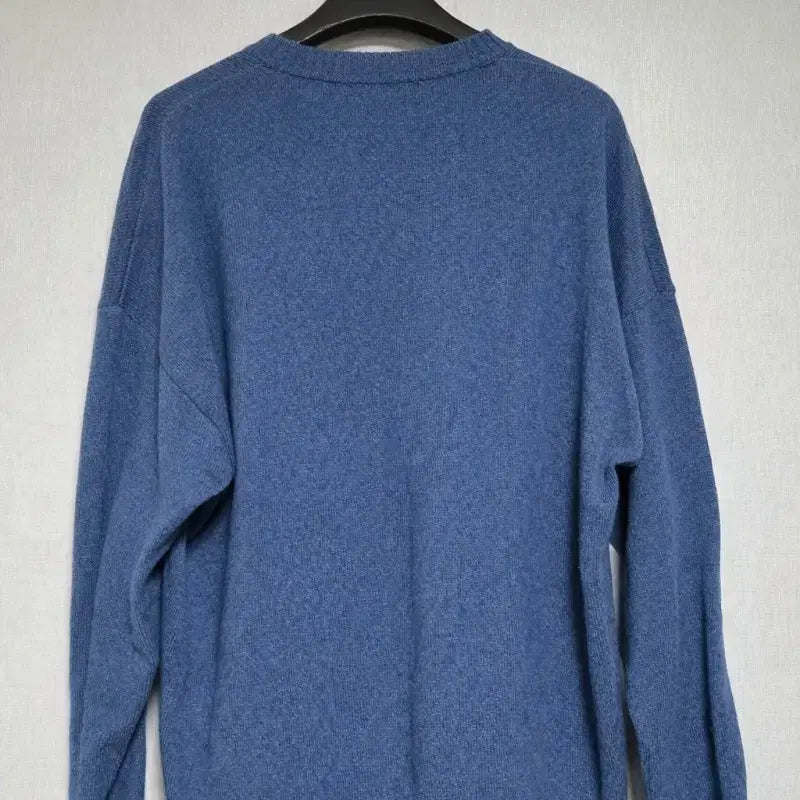 [BUNJANG] Ami Heart Logo Knit Sweater Blue L / [L] 아미 하트 로고 (안타르시아) 니트 스웨터 블루
