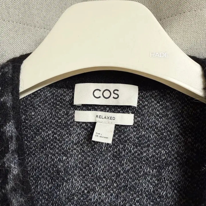 [BUNJANG] COS Houndstooth Mohair Cardigan L / COS 하운드투스 모헤어 가디건 L