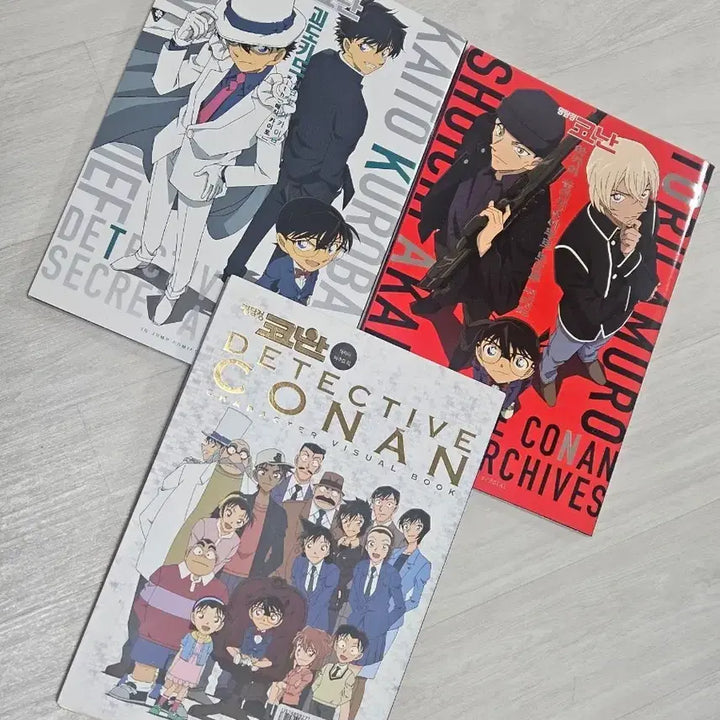 [BUNJANG] Detective Conan Kid & Akai Secret Archive & Visual Character Book Bundle Set / 명탐정 코난 (키드/아카이 시크릿 아카이브,비주얼캐릭터북 )