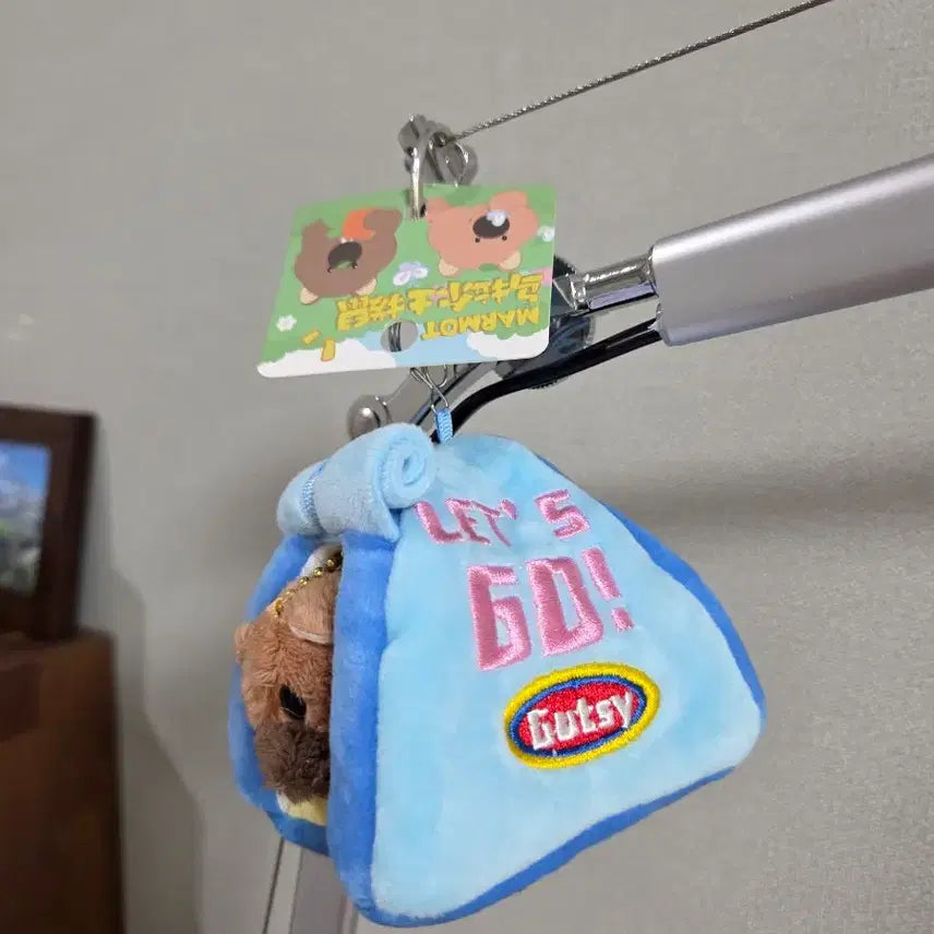 [BUNJANG] Marmot Beaver Doll Keyring + Tent / 마모트 비버 인형 키링 + 텐트