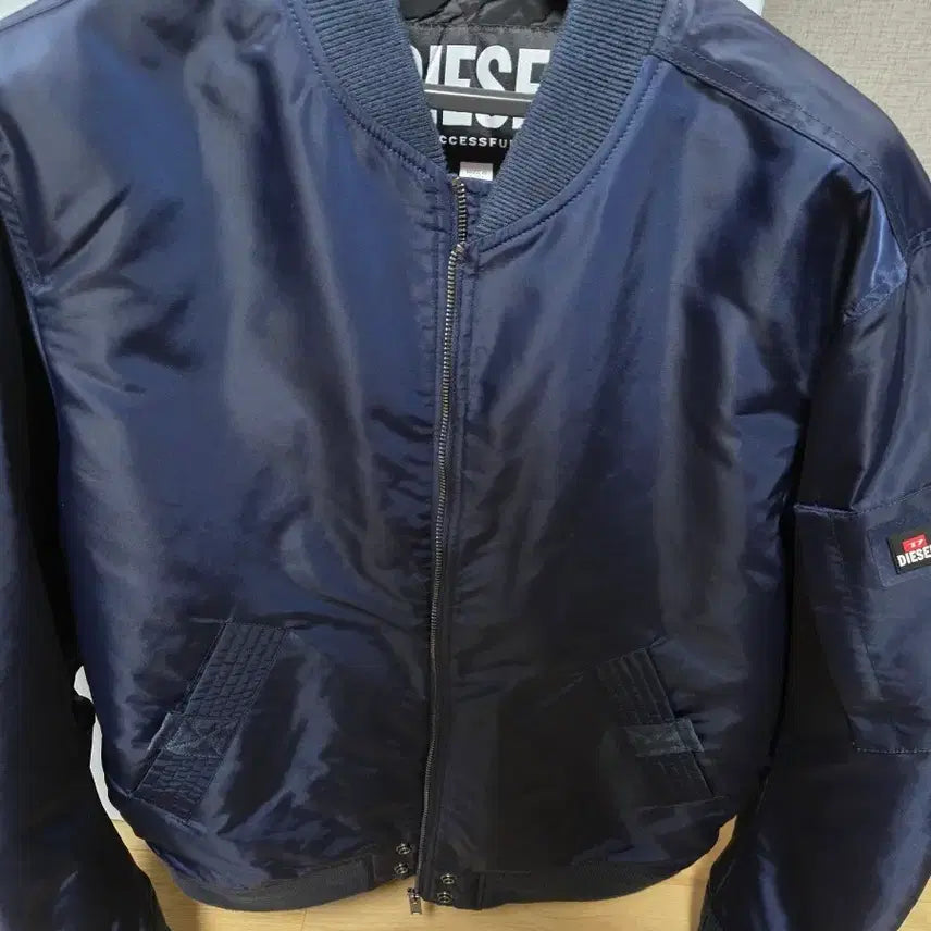 [BUNJANG] Diesel MA-1 Bomber Jacket Navy M / 디젤 항공점퍼 ma1 네이비 M