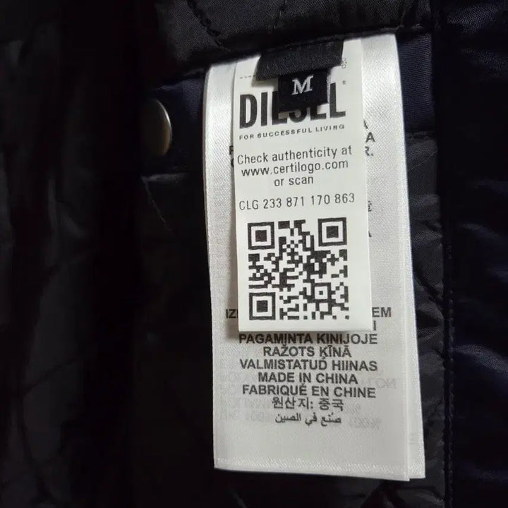 [BUNJANG] Diesel MA-1 Bomber Jacket Navy M / 디젤 항공점퍼 ma1 네이비 M