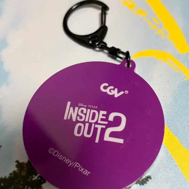 [BUNJANG] Inside Out CGV Limited Edition Keyring / 영화 인사이드아웃 키링 cgv한정