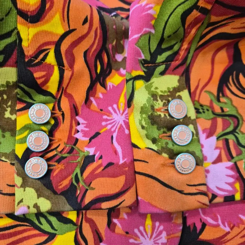 [BUNJANG] Dolce & Gabbana Floral Blazer Jacket / 돌체앤가바나 D&G 정품 여성 플라워 패턴 블레이저 자켓