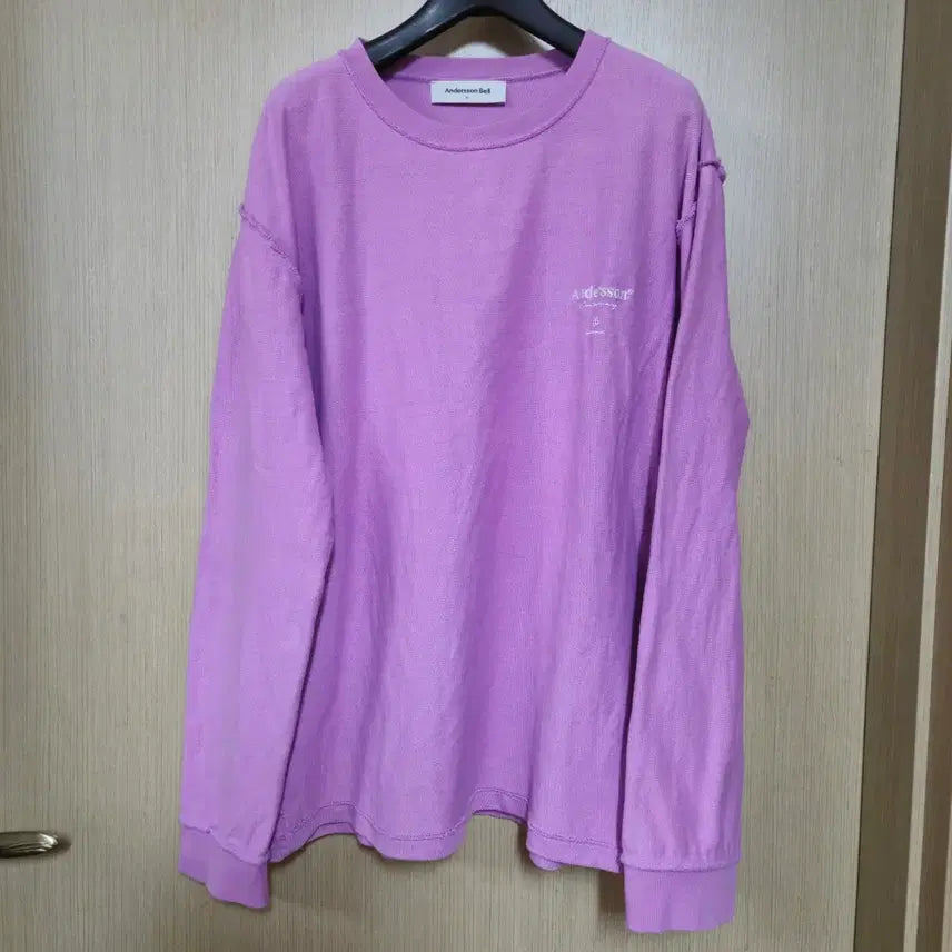 [BUNJANG] Andersson Bell Lavender Long Sleeve T-shirt / 앤더슨벨 긴팔 티셔츠 라벤더 L