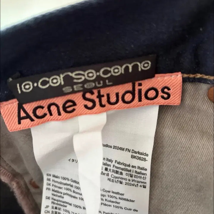 [BUNJANG] Acne Studios Flogho Jeans / (L) 아크네 플레어진 텐꼬르소꼬모 국문택 1회착