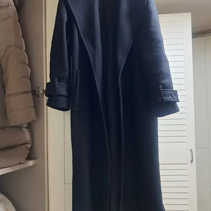 [BUNJANG] ZARA Black Wool Long Coat / 자라ZARA 블랙 모직 롱코트