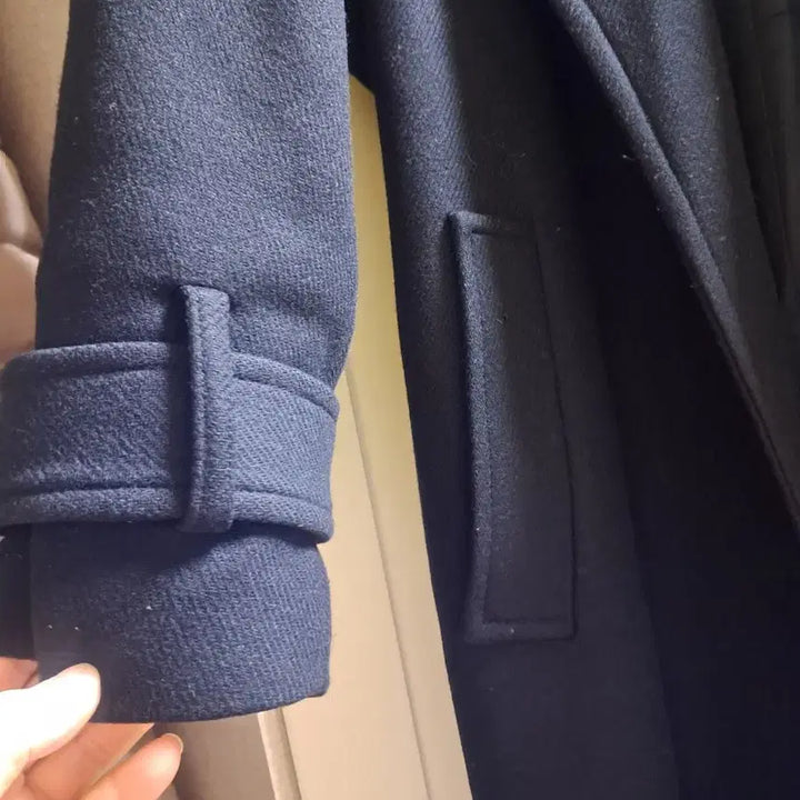 [BUNJANG] ZARA Black Wool Long Coat / 자라ZARA 블랙 모직 롱코트