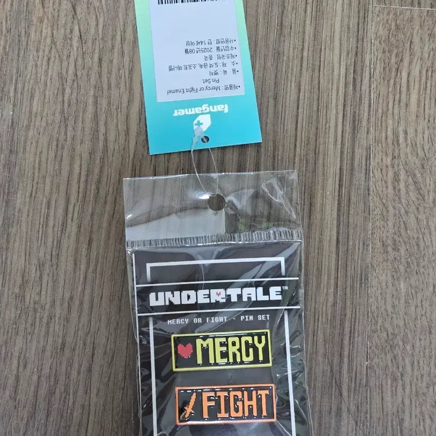 [SOLD OUT] 언더테일 언텔 뱃지 자비 공격 메르시 파이트 팬게이머 팝업 미개봉 새상품