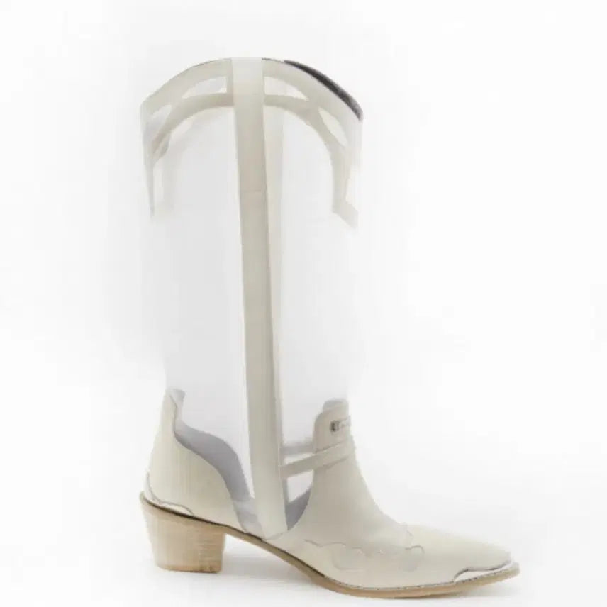 [BUNJANG] 2000 Archives Western Boots Ivory / 2000 아카이브스 웨스턴 부츠 아이보리