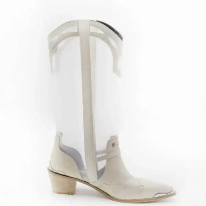[BUNJANG] 2000 Archives Western Boots Ivory / 2000 아카이브스 웨스턴 부츠 아이보리