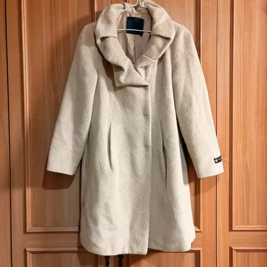 [BUNJANG] Shatren Beige Long Handmade Coat / 핸드메이드 샤트렌 베이지 롱코트