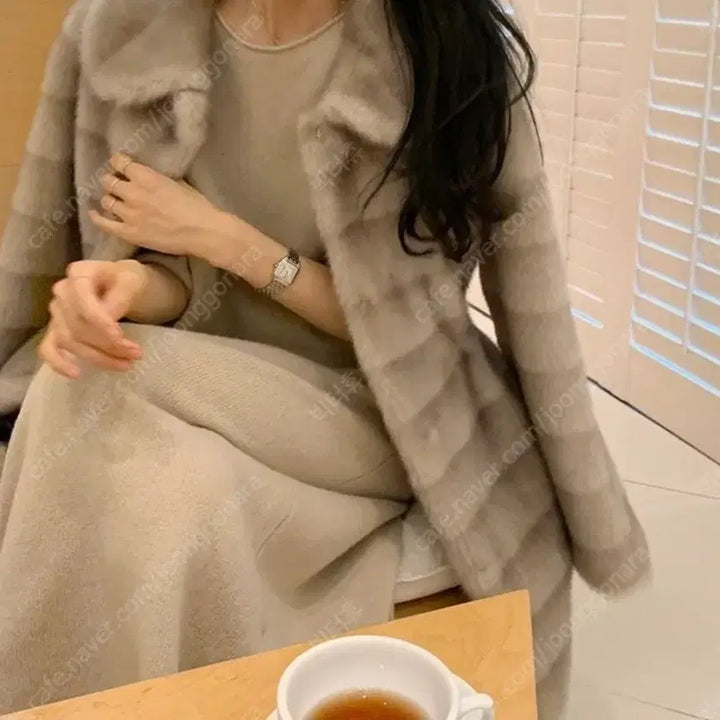 [BUNJANG] DAL Sapphire Mink Eco-Fur Jacket / DAL 데일리룩 에코퍼  사파이어밍크 퍼자켓  66날씬77