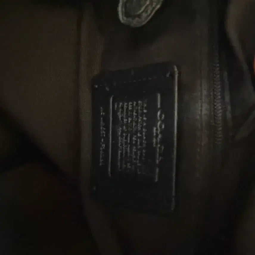 [BUNJANG] Coach Leather Backpack / 코치 가죽 백팩