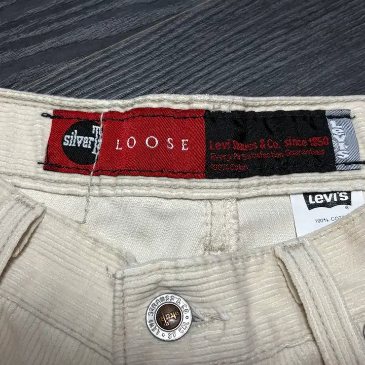 [BUNJANG] Levi's Silver Tab Loose Corduroy Pants / (33x30) 90s 미제 리바이스 실버탭 루즈 코듀로이 탄