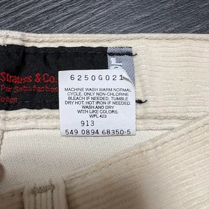 [BUNJANG] Levi's Silver Tab Loose Corduroy Pants / (33x30) 90s 미제 리바이스 실버탭 루즈 코듀로이 탄