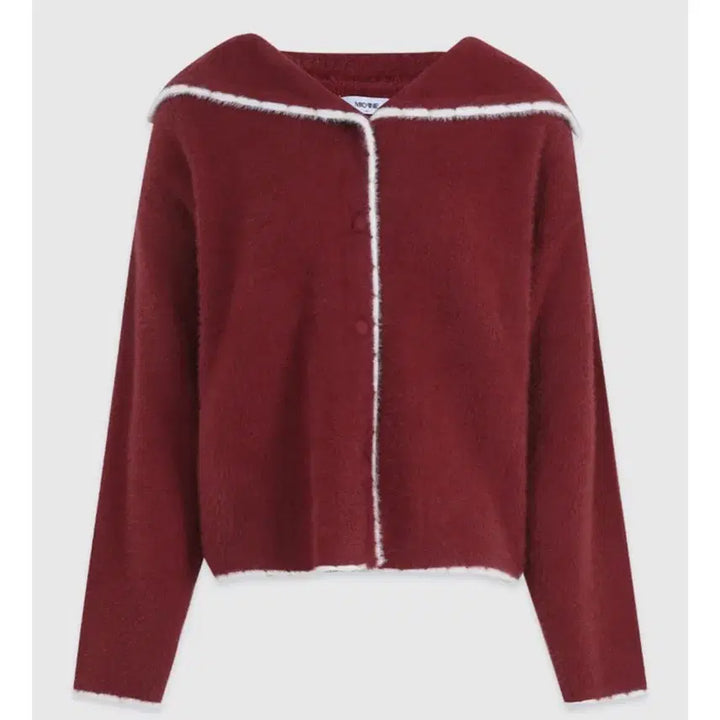 [BUNJANG] MICENE Glee Hairy Cardigan Scrunchie Set / 미케네 글리 헤어리 가디건 스크런치 세트 110-120