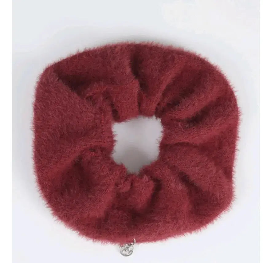 [BUNJANG] MICENE Glee Hairy Cardigan Scrunchie Set / 미케네 글리 헤어리 가디건 스크런치 세트 110-120