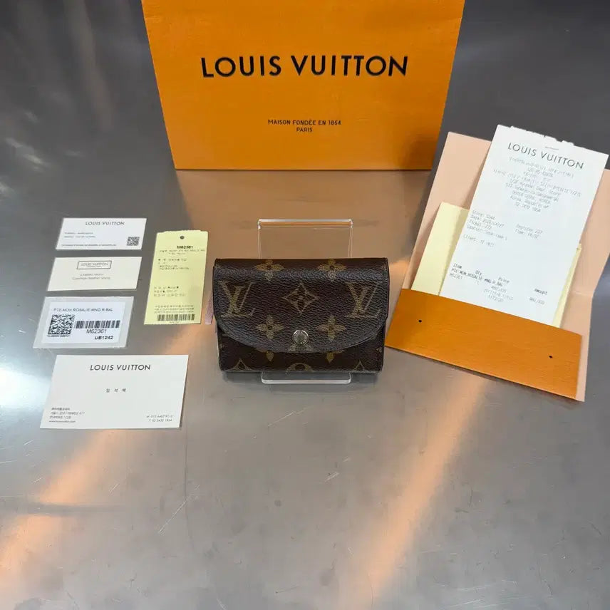 [BUNJANG] Louis Vuitton Monogram Rosalie Coin Purse Cardholder / 루이비통 모노그램 로잘리 코인퍼스 카드지갑