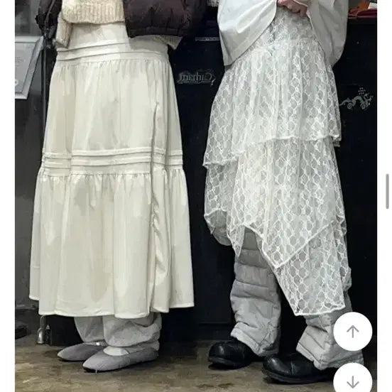 [BUNJANG] Kimahop Honey Warm Padding Pants / 김아홉 키미스 허니웜패딩팬츠 외이드팬츠 블랙업 모래하우스 레이어드팬츠