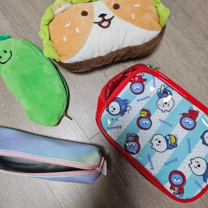 [BUNJANG] Hamster Face Pouch Bundle Set / 파우치 필통 일괄