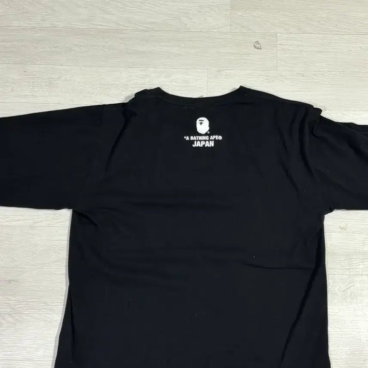 [SOLD OUT] 베이프 재팬 BAPE 블랙 긴팔 티셔츠