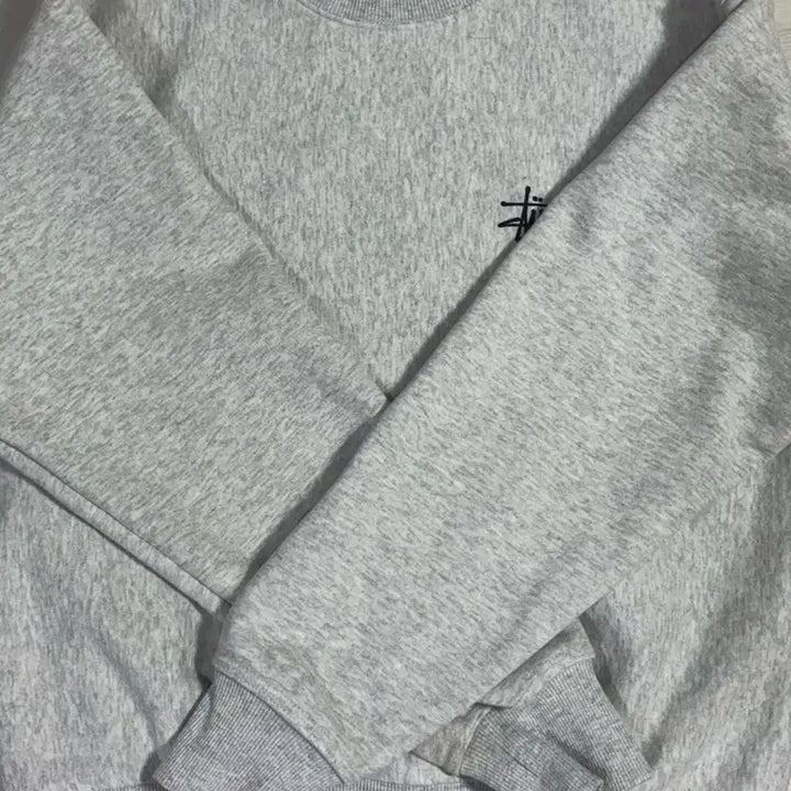 [BUNJANG] Stussy Grey Sweatshirt T-Shirt / 스투시 그레이 맨투맨 티셔츠