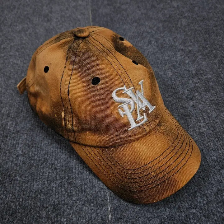 [BUNJANG] Seven Cellar Signature Logo Rust Washing Ball Cap / 세븐셀라 시그니처 로고 러스트 워싱 볼캡(급처)