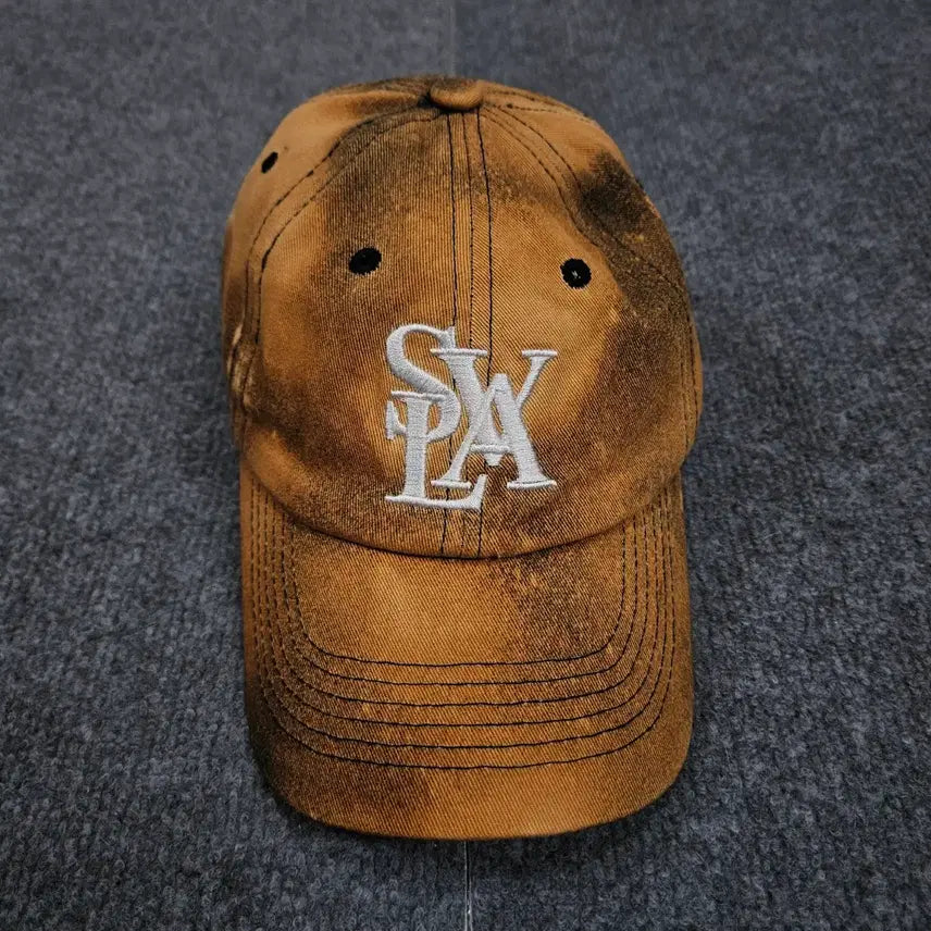 [BUNJANG] Seven Cellar Signature Logo Rust Washing Ball Cap / 세븐셀라 시그니처 로고 러스트 워싱 볼캡(급처)
