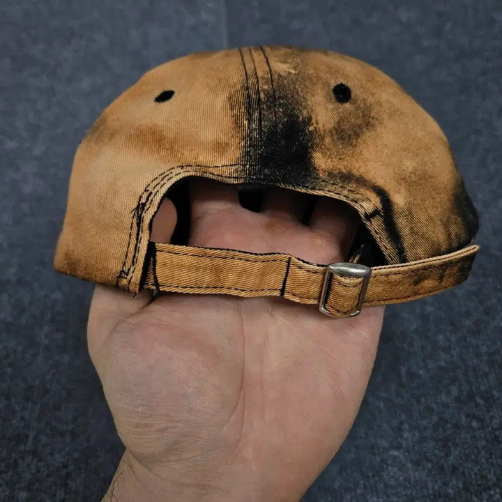 [BUNJANG] Seven Cellar Signature Logo Rust Washing Ball Cap / 세븐셀라 시그니처 로고 러스트 워싱 볼캡(급처)