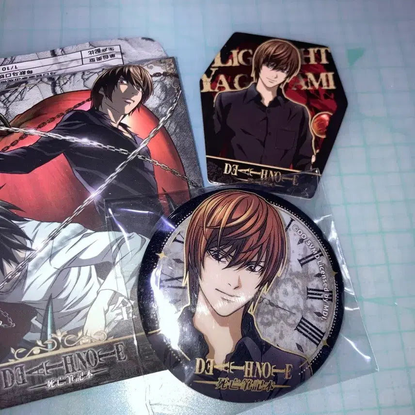 [BUNJANG] Death Note Yagami Light Can Badge / 데스노트 야가미 라이토 캔뱃지