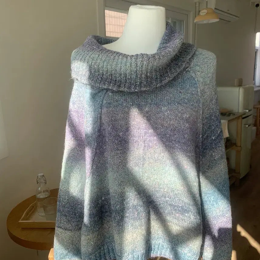 [BUNJANG] Mori Vintage Knit Cape / 모리 니트 케이프 빈티지