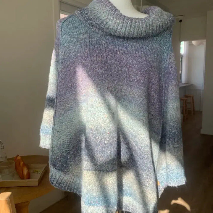 [BUNJANG] Mori Vintage Knit Cape / 모리 니트 케이프 빈티지