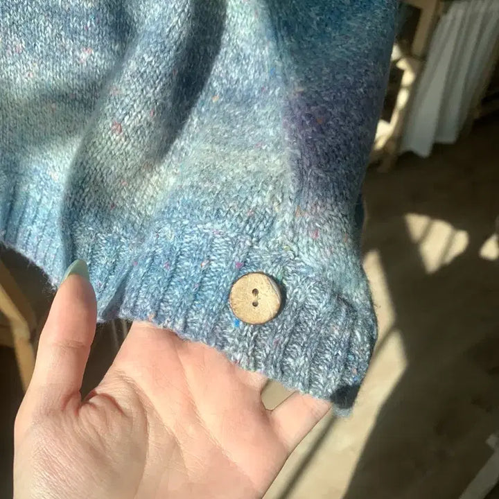 [BUNJANG] Mori Vintage Knit Cape / 모리 니트 케이프 빈티지