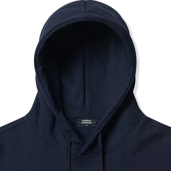 [BUNJANG] Musinsa Standard Fleece Hooded Sweatshirt (Navy) - New / (새상품) 무탠다드 기모 후디드 스웨트셔츠 L [네이비]
