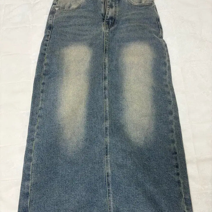 [BUNJANG] Denim Long Skirt / 데님 롱 청치마(새것)