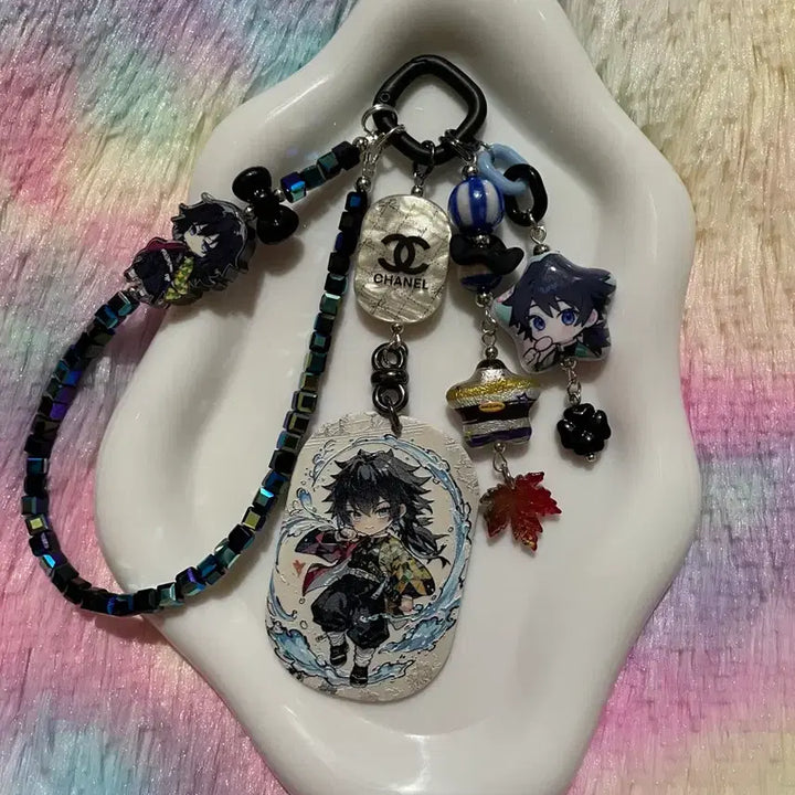 [BUNJANG] Demon Slayer Giyu Keyring / 귀멸의 칼날 기유 키링