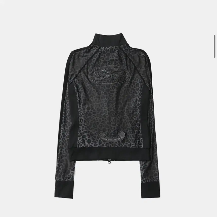 [BUNJANG] Badblood Black Leopard Mystic Track Zip-Up / [S] 배드블러드 블랙 레오파드 미스틱 트랙 집업