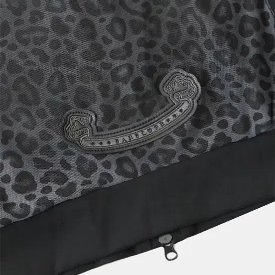 [BUNJANG] Badblood Black Leopard Mystic Track Zip-Up / [S] 배드블러드 블랙 레오파드 미스틱 트랙 집업