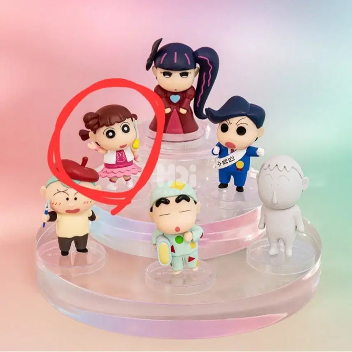 [BUNJANG] Crayon Shin-chan Sleepyhead Gacha Figure / 짱구는 못말려 유리 폭풍수면 가챠 피규어