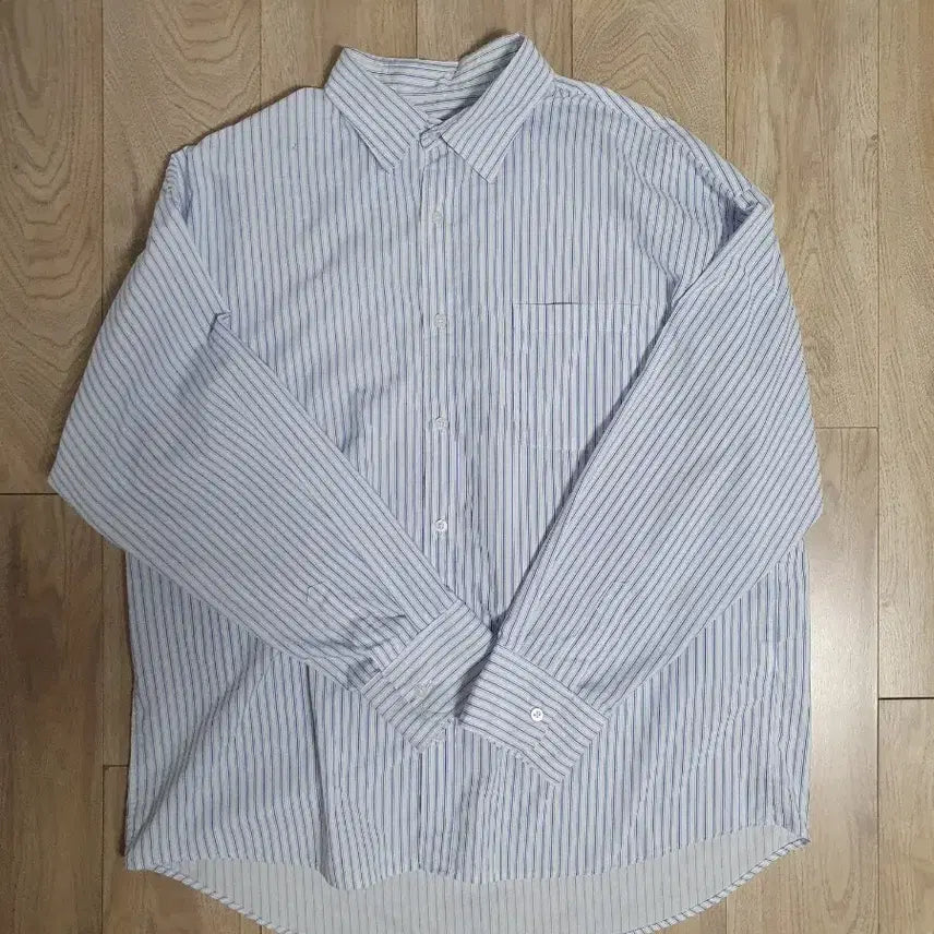 [BUNJANG] Urban Dress Arthur Stripe Shirt - Blue / 어반드레스 ARTHUR STRIPE SHIRT BLUEM