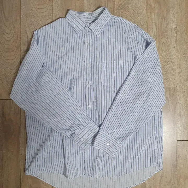 [BUNJANG] Urban Dress Arthur Stripe Shirt - Blue / 어반드레스 ARTHUR STRIPE SHIRT BLUEM