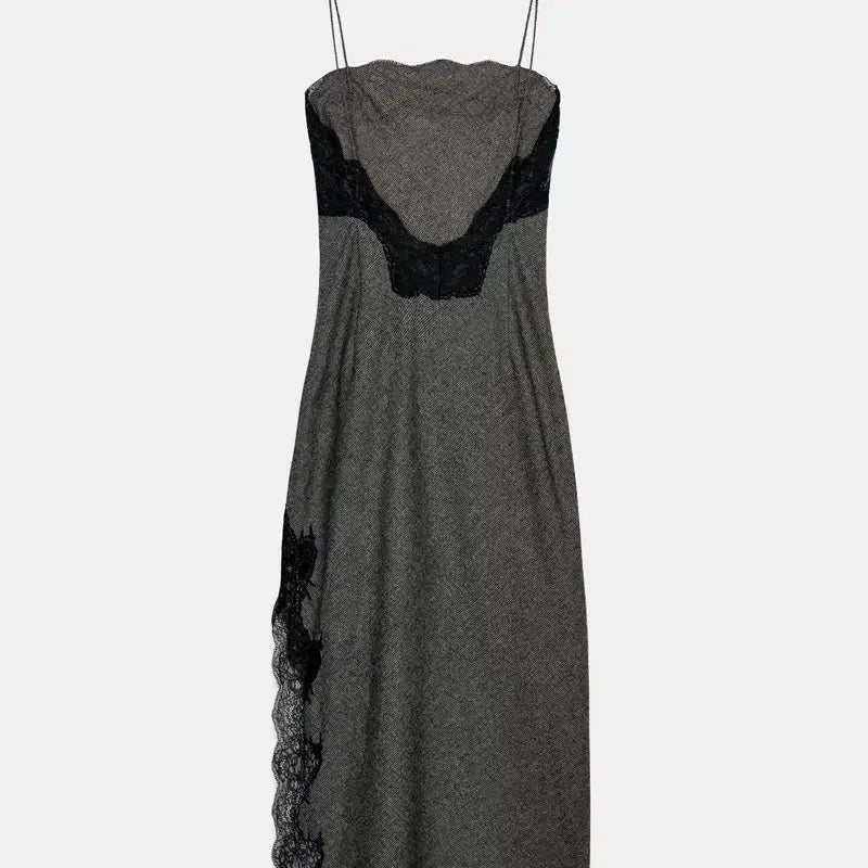 [BUNJANG] ZARA ZW Collection Limited Edition Wool Lace Midi Dress / ZARA 자라 ZW 컬렉션 리미티드 에디션 울 레이스 원피스