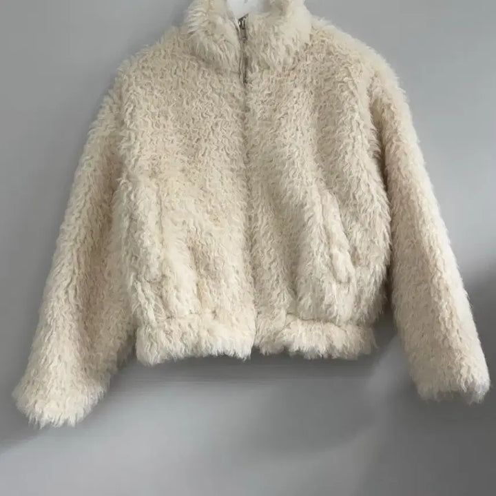 [BUNJANG] Meaning Out Ivory Fur Jacket / 미닝아웃 퍼 자켓  / 아이보리 [새상품]