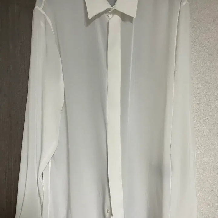 [BUNJANG] Dior Semi-Transparent White Shirt / 디올 반투명 화이트 셔츠