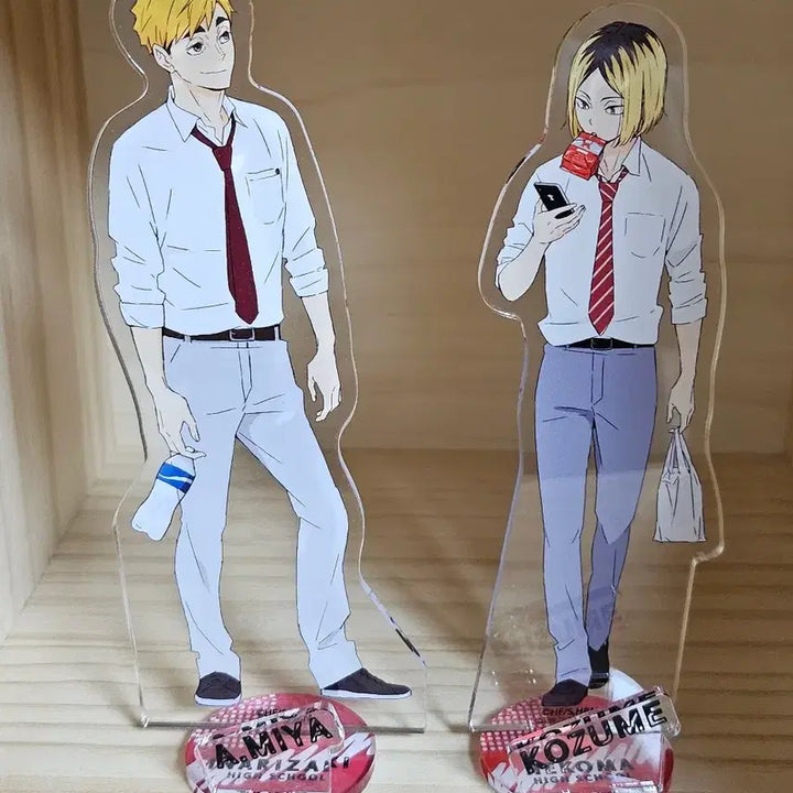 [BUNJANG] Haikyu Kenma Atsumu School Uniform Acrylic Stand Bundle Set / 하이큐 켄마 아츠무 교복 아크릴 스탠드 일괄