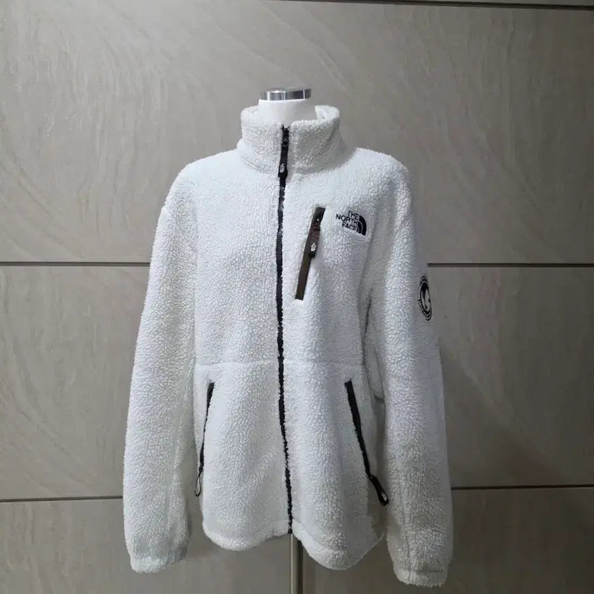 [BUNJANG] The North Face Fleece 95-100 / 노스페이스 정품 화이트 뽀글이 후리스 95~100
