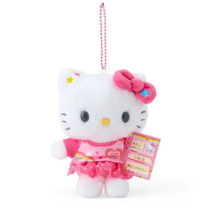 [BUNJANG] Sanrio Hello Kitty Natsukashi Profile Book Series Kitty Mascot Doll Keyring / 산리오 헬로키티 나츠카시 프로필 북 시리즈 키티 미스코트 인형 키링